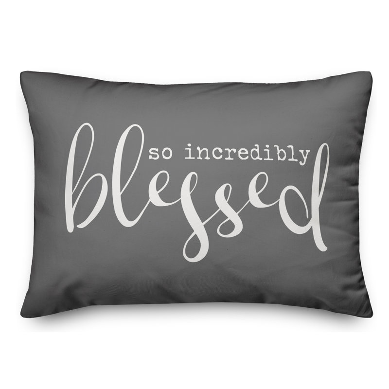 Coussin convertible rectangulaire pour l'extérieur Adelaida, Gris / Blanc