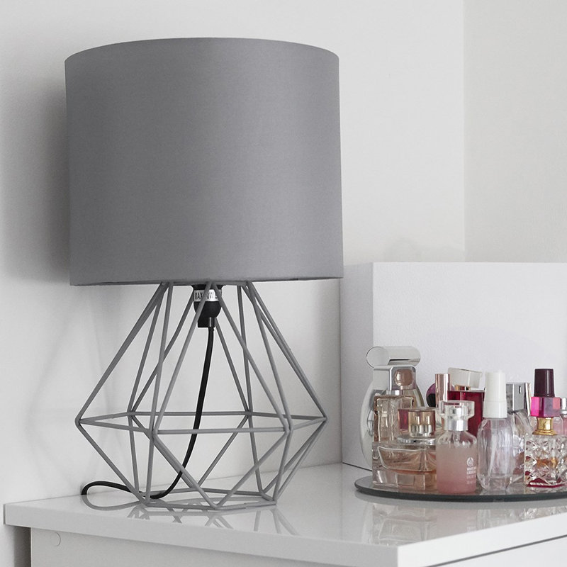Bartelt Metal Table Lamp, Grey