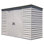 Select Steel Storage Shed Steel Storage Shed, 10X4, Flute Grey