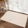 Machine Washable Rug with Rubber Backing for Living Room Modern Non-Slip Dining Room Rug Easy-Cleaning Solid Floor Carpet for Bedroom Hallway Kitchen Office Playroom