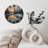 Sunset Mountain Lake Airplane Wall Clock