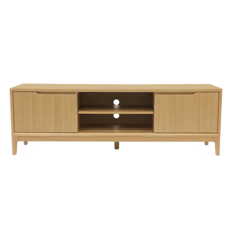 Console télé Rise, chêne clair