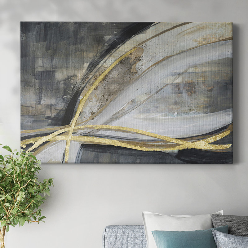 Twisting Vortex II-Gallery Wrapped Canvas, 12" H x 18" W