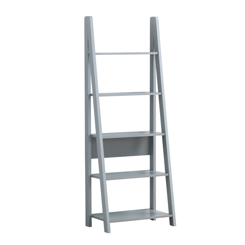 TIVA LADDER BOOKCASE, Grey, 64 cm x 17.5.4 cm x 36.7 cm