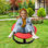Fauteuil pivotant sensoriel pour enfants - Outil de formation vestibulaire et d'équilibre pour autisme / adhd, matériau PP robuste avec pieds antidérapants, capacité de 200 lb (5 à 16 ans)