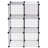 DIY 6 Metal Wire Free Standing Modular Storage Cubes