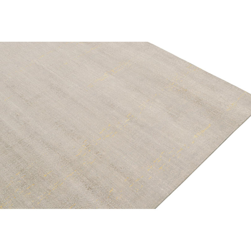 Abstract Area Rug in Gray