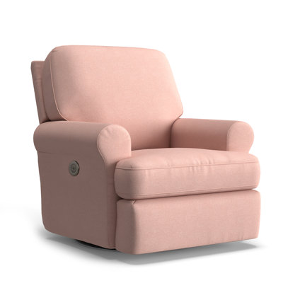 Aubry Upholstered Swivel Reclining Glider