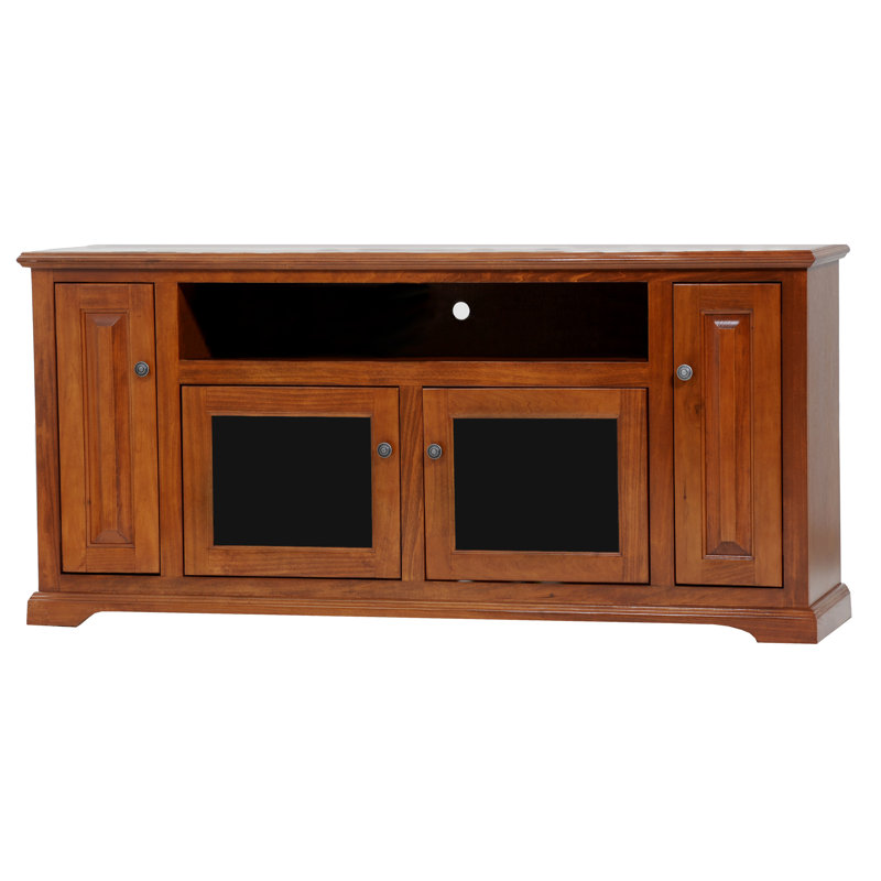 Spoffo Unfinished TV Stand for TVs up to 75", European Gold