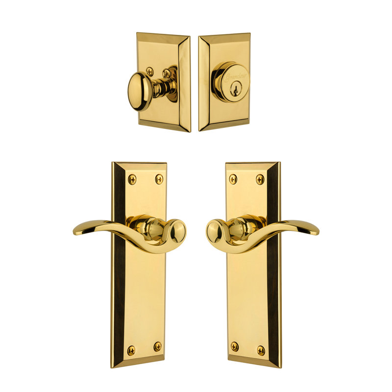 Ensemble de vestibule Fifth Avenue, Laiton intemporel