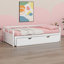 Lit de jour extensible avec couchette, lit de jour en bois avec couchette-88141041