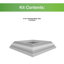Garniture de base l 6 po x P 6 po Heritage