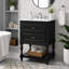 Meuble-lavabo 24 po avec lavabo en céramique-133993075