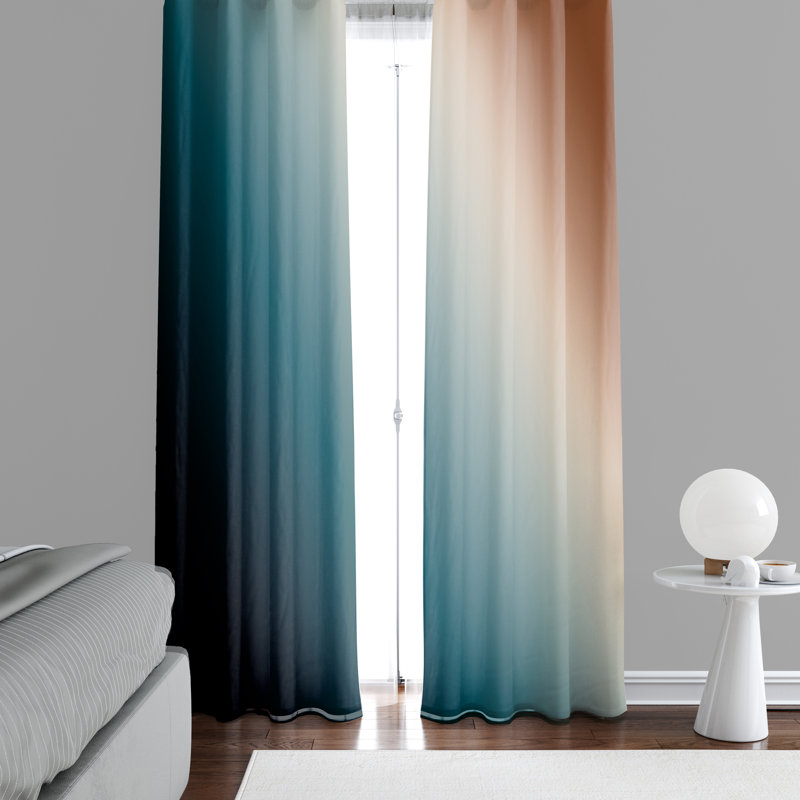 Semi Sheer Curtain Panel Pair, 56" W x 78" L
