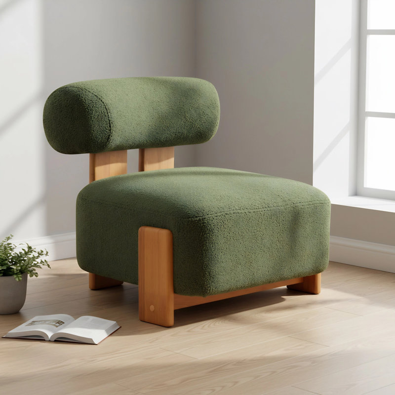 Fauteuil moderne 27,25 po, Vert