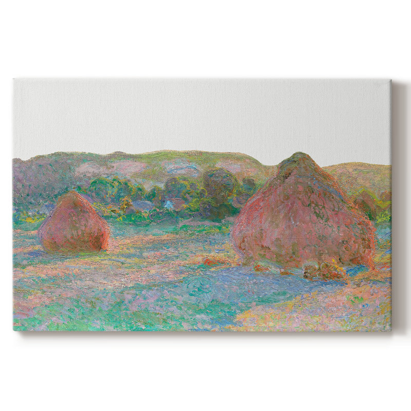 Paysage rétro CLCL, H 9 po x l 13 po x P 1,5 po, Toile tendue