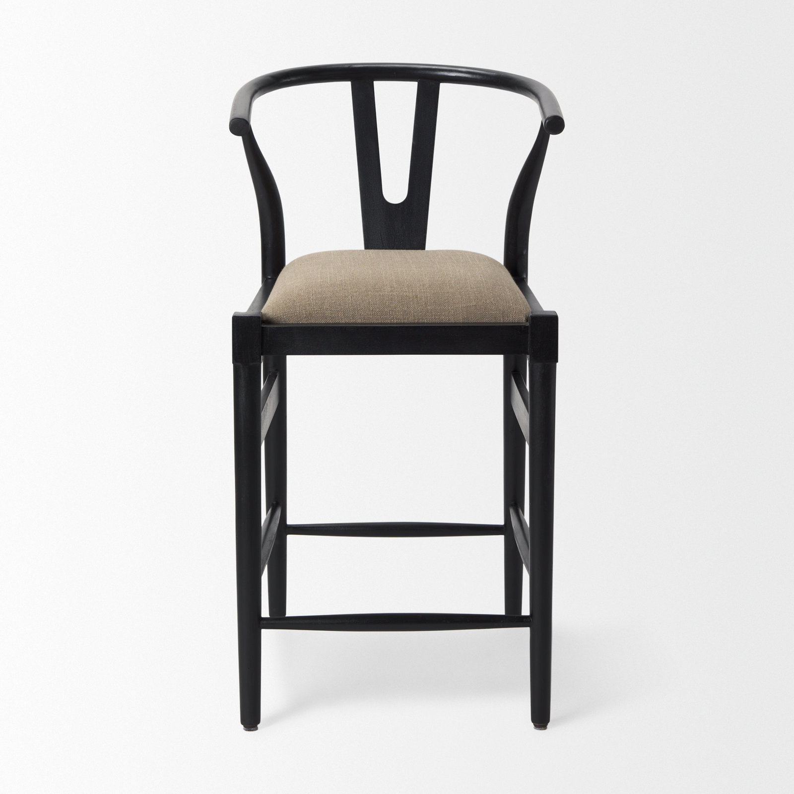 Parina Counter & Bar Stool, Counter Stool (26.25” Seat Height), Black/Gray