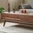 Modern simple rectangular solid wood coffee table-108344940