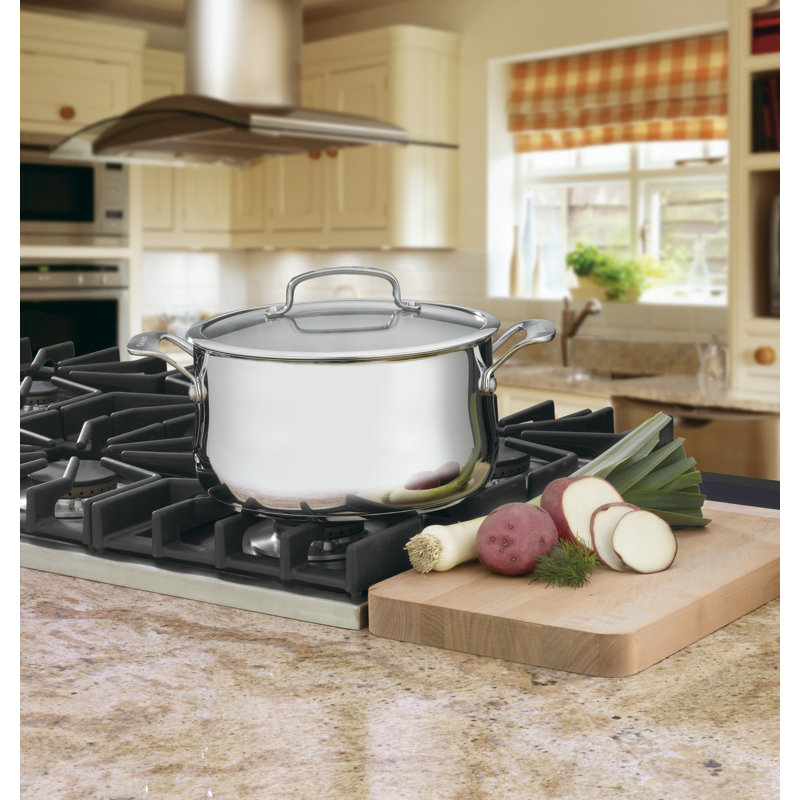 Pot de stock avec couvercle, 6 pte