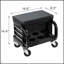 Rolling Creeper Garage/Shop Seat With Three Built-In Drawers, Rolling Tool Chest