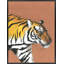 Orange, Black, And White Print by Sam Nash-2141238305