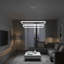 Lustre moderne à DEL à niveaux géométriques intégrés-2042391622-2042391623
