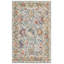 Tapis oriental en laine et coton touffeté à la main gris et vert-544290131