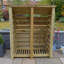 Tangier 150cm W x 74.5cm D Solid Wood Log Store-36319151