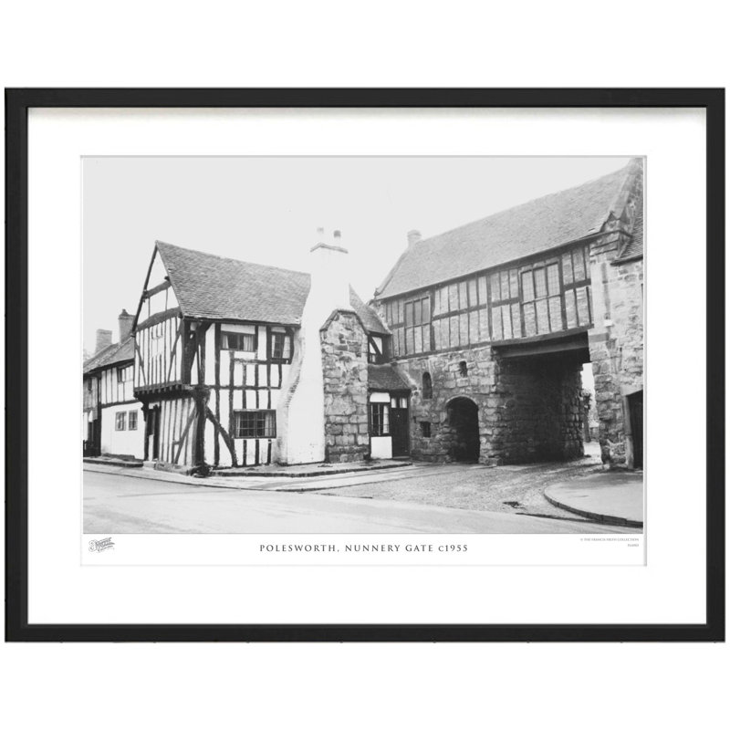 Polesworth, Nunnery Gate C1955 by Francis Frith - Single Picture Frame Print, 60cm H x 80cm W x 2.3cm D