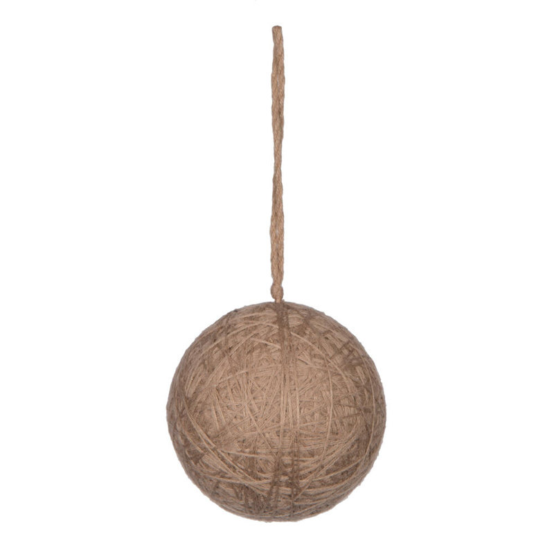 Ensemble de 4 boules de Noël Chistmas, Brun