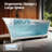 StonePure 67"×30" Freestanding Solid Surface Resin Stone Bathtub, 14.5" Deep Soaking Tub with Overflow, Pop-Up Drain