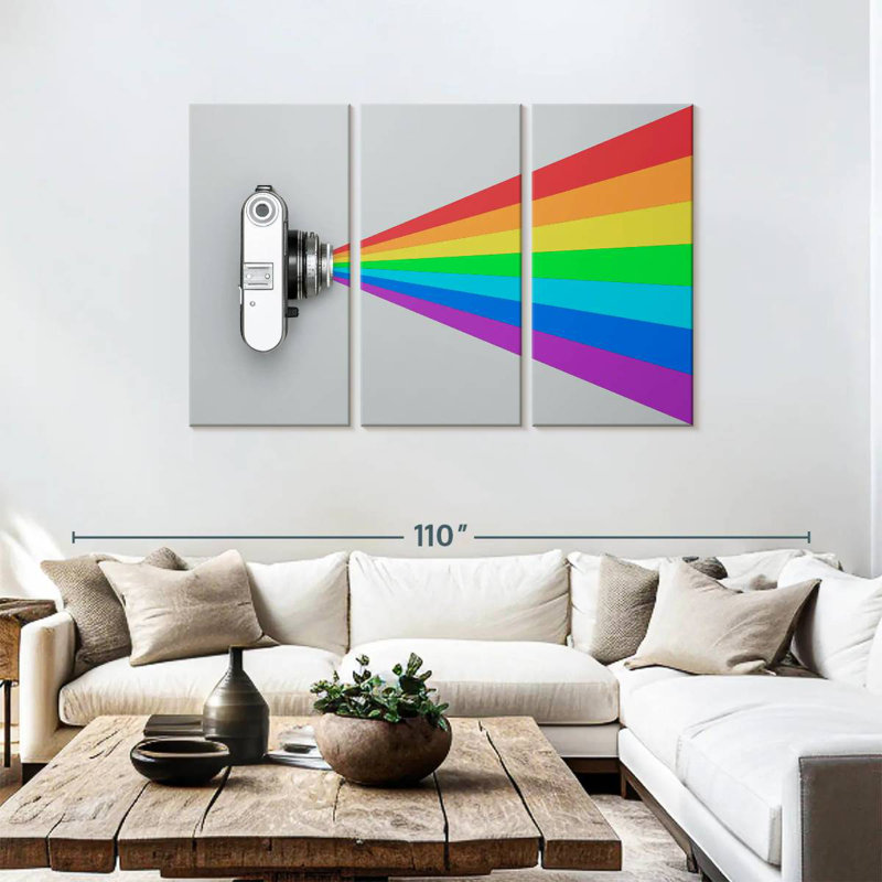 Senne Rainbow Camera Flash, 48" H x 74" W