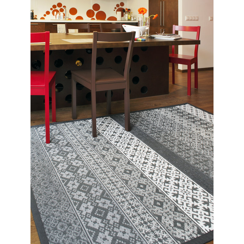 Overstreet Geometric Hand Woven Area Rug, Rectangle 140 x 200cm