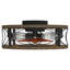  20 Inch Caged Ceiling Fan With Lights And Remote