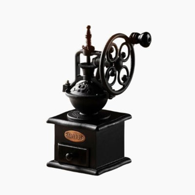 Moulin à café manuel - Grande roue conçue pour une fabrication artisanale professionnelle