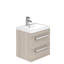 Whitfield 600 mm Single Vanity with Integrated Glass Basin-1788727504