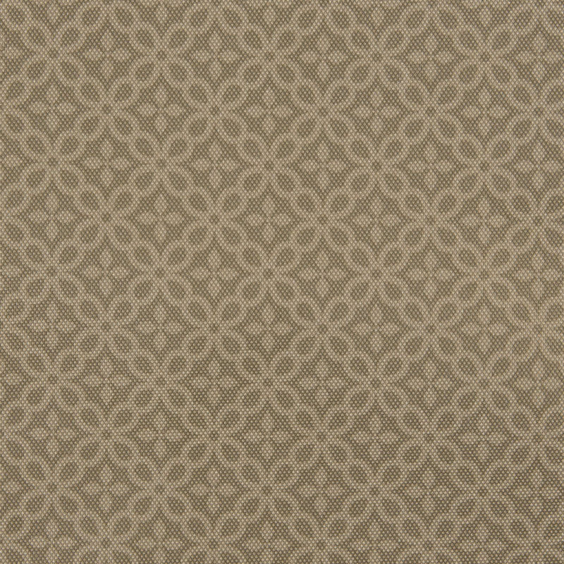 Jakeway Geometric Round Tablecloth, Brown