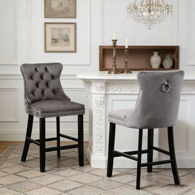 Chaise de salle à manger rembourrée moderne