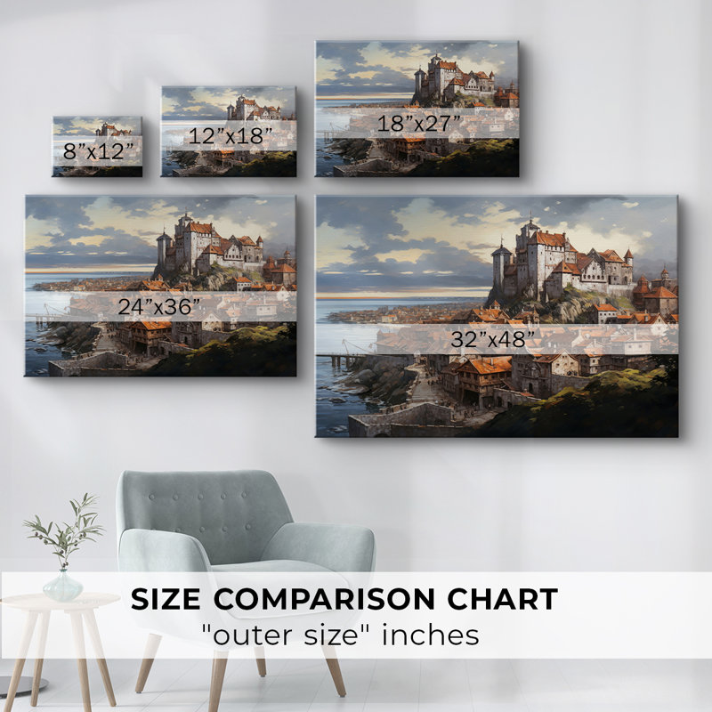 Série Paysage - XCI - Cavas enveloppés de galerie, 8 x 12
