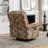 33" Wide Manual Upholstered Swivel Rocker Recliner-1946299978