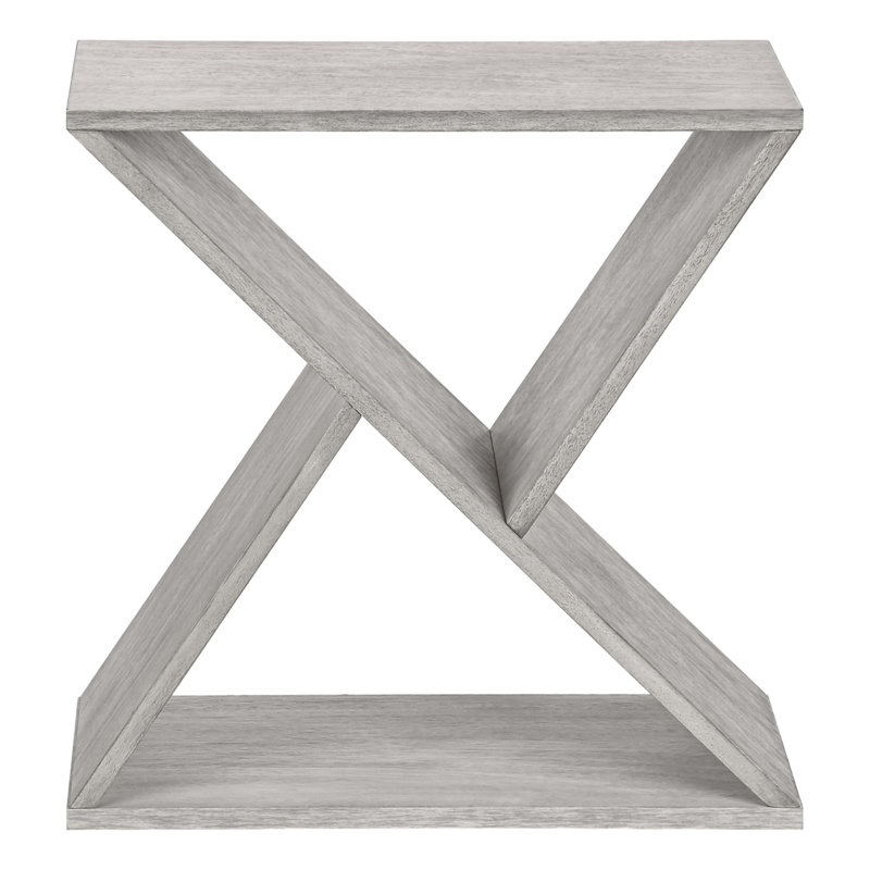 Damisha End Table, Washed Gray