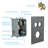 12 Inch Square Dual Shower Head Wall Mounted Matte Black System, - Scald Balanced, 360 Adjustable Rainfall Shower, Handheld For Custom Use With Balanced Valve, Experience, Rotation, And Adaptable