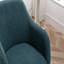 Chaise de bureau verte en tissu Teddy-814594620
