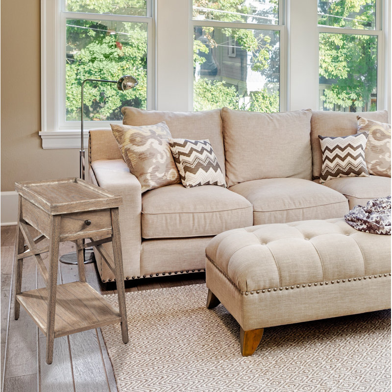 Bolen Tray Top End Table with Storage
