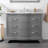 Goleta 42'' Single Bathroom Vanity with Marble Top-1259243496