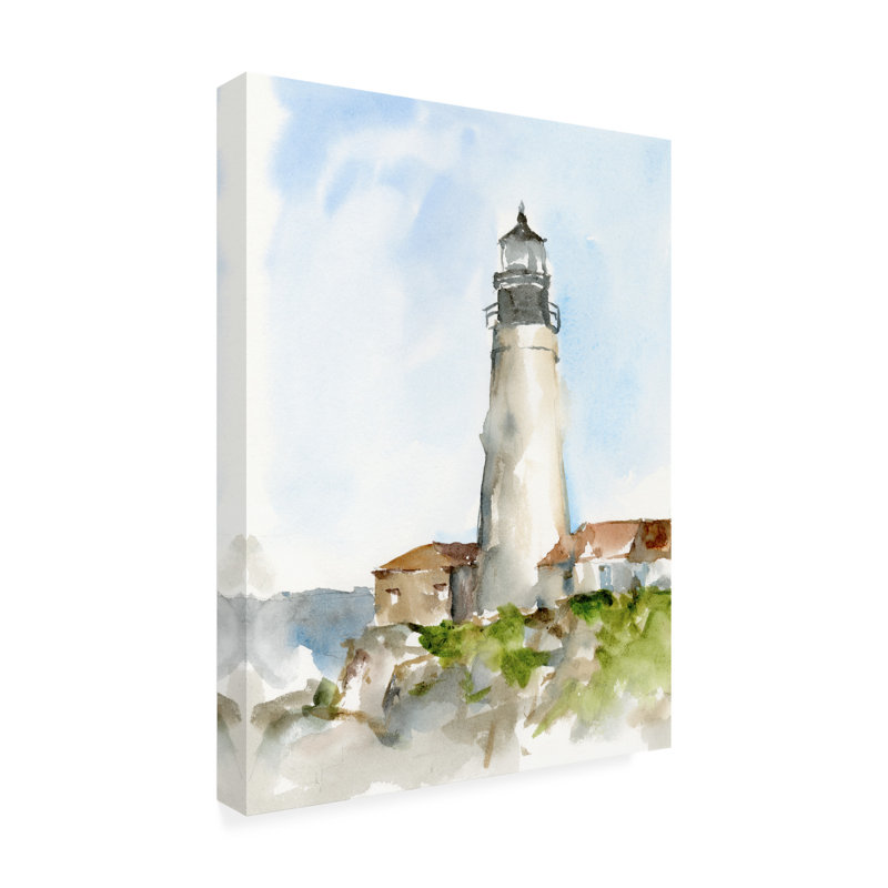 Reproduction de phare plein air II sur toile par Ethan Harper, H 19 po x l 14 po x P 2 po