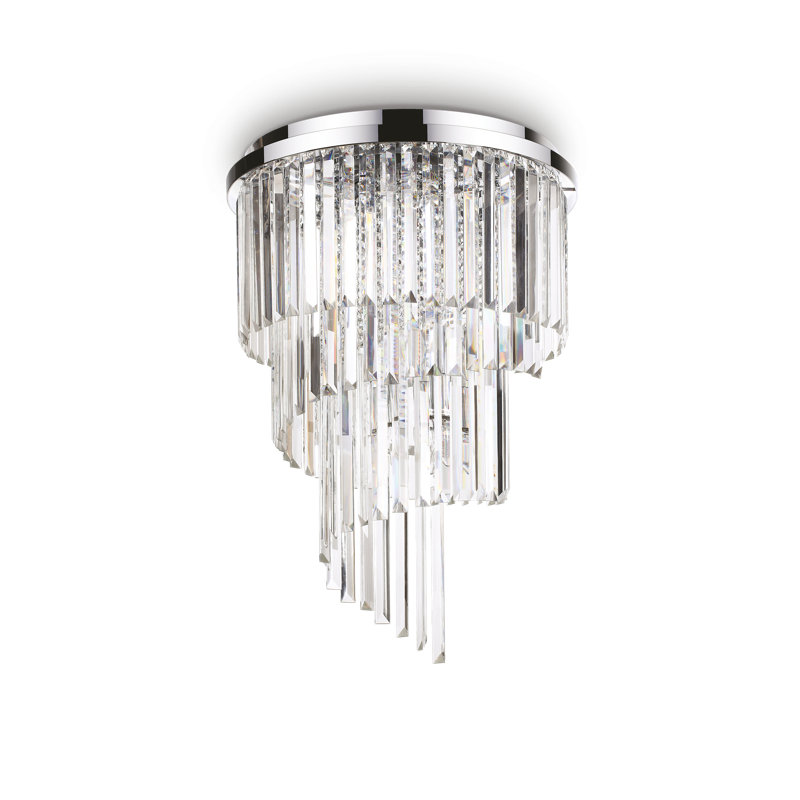 Pearl Flush Mount, Chrome