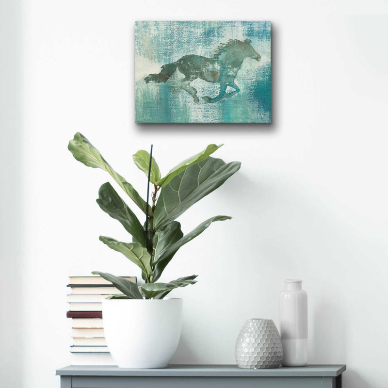 «Mustang Study» par Studio Mousseau, H 12 po x l 16 po x P 0,13 po