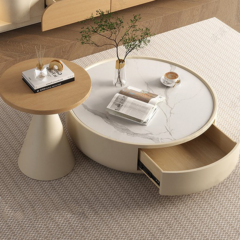 Table basse de style crème