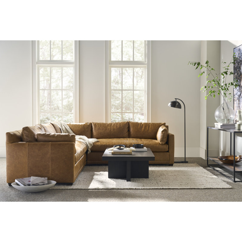 Sylvie 2-piece Leather Sectional